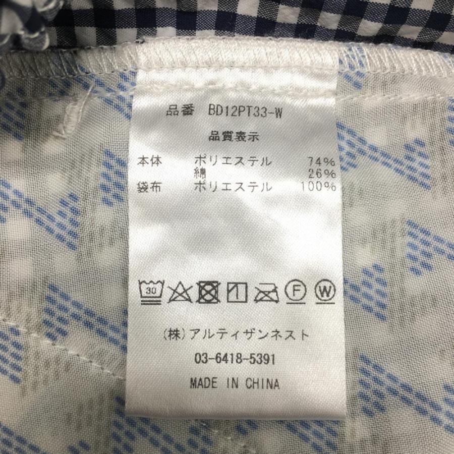 レザレクション パンツXS Resurrection 【超美品】レザレクション ショートパンツ 白×ネイビー