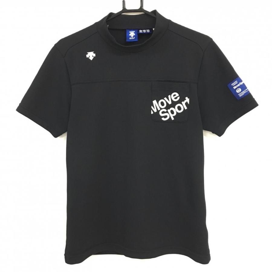DESCENTE GOLF デサントゴルフ 半袖ハイネックシャツ ダークネイビー