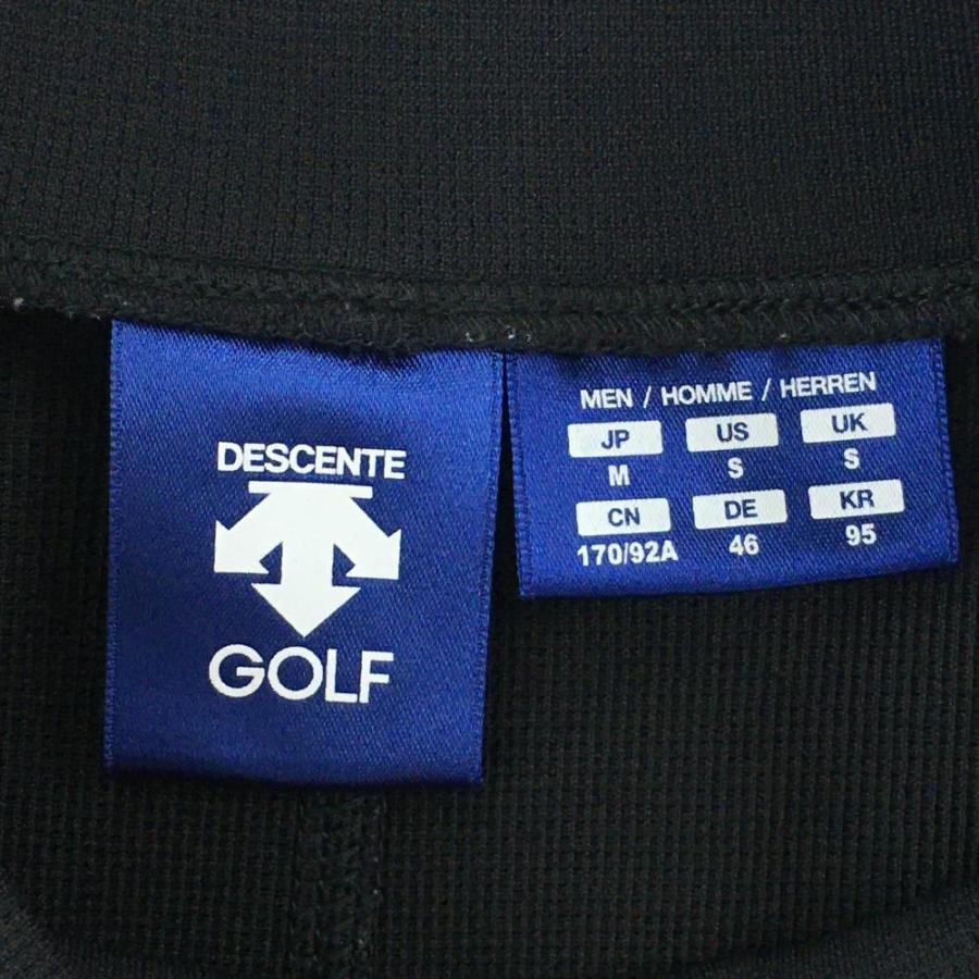 DESCENTE GOLF デサントゴルフ 半袖ハイネックシャツ ダークネイビー