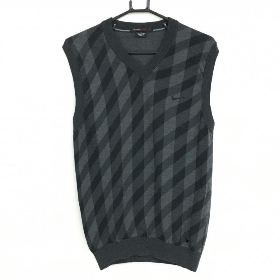 ナイキ タイガーウッズ メンズ ニット グレー