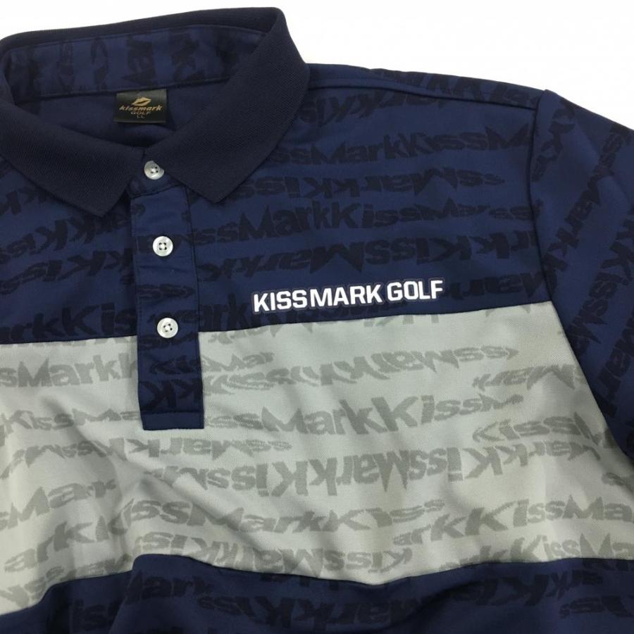 kissmark（キスマーク） 【超美品】キスマークゴルフ 半袖ポロシャツ