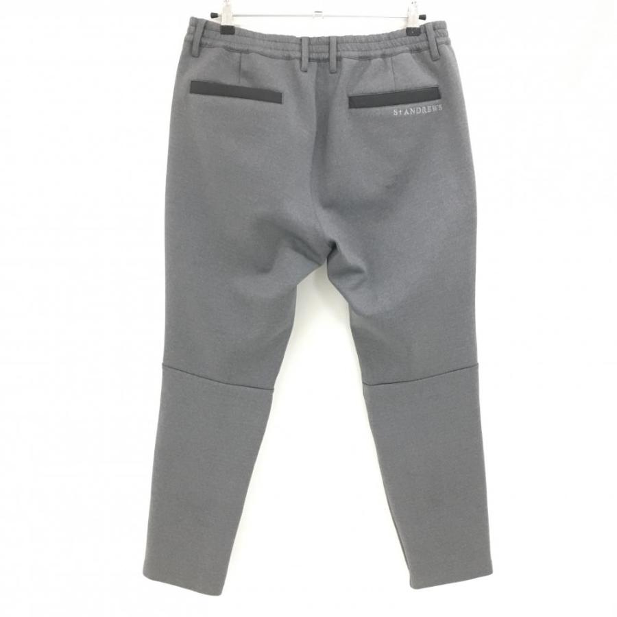 新品　セントアンドリュース　パンツ　ジョガー　ストレッチ　ウエストゴム　グレー St ANDREWS 【超美品】セントアンドリュース ストレッチパンツ 杢