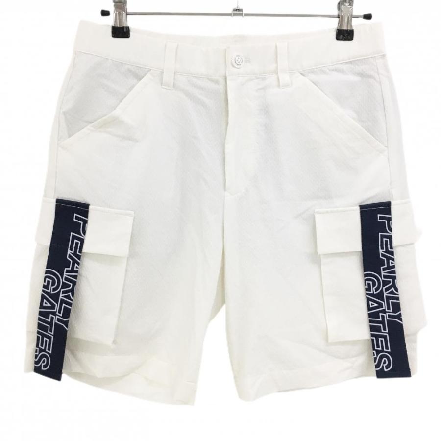 PEARLY GATES パーリーゲイツ ゴルフハーフパンツ 白 4 近年！人気