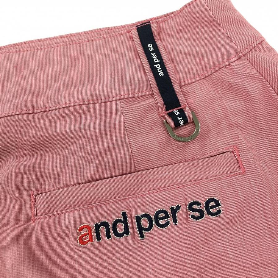 and per se（アンパスィ） 【超美品】アンパスィ スカート レッド