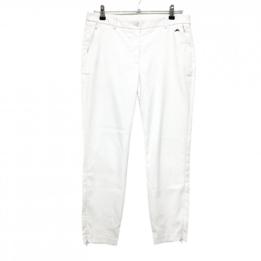 定2.4万 J.LINDEBERG ゴルフパンツ W25 白 ジェイリンドバーグ J．リンドバーグ パンツ 白 定2.4万 J.LINDEBERG ゴルフパンツ W25 白