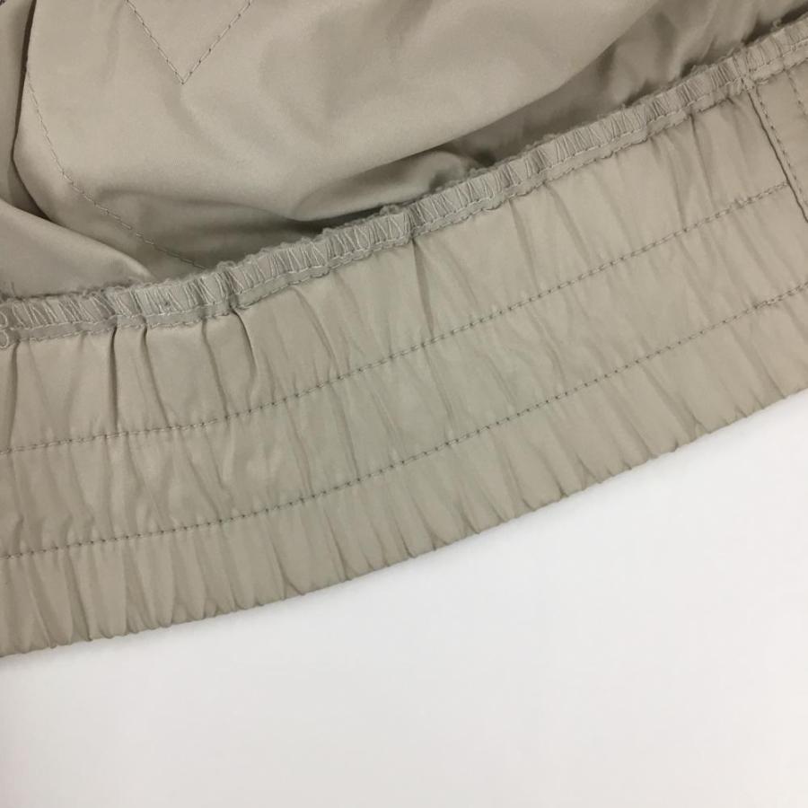 adidas（アディダス） 半袖ブルゾン ベージュ×黒 ハーフジップ 袖下