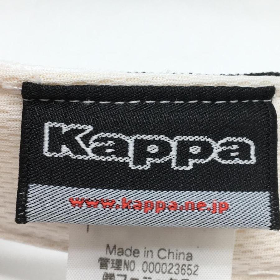 Kappa（カッパ） 【超美品】カッパ サンバイザー 白×黒 アップル柄