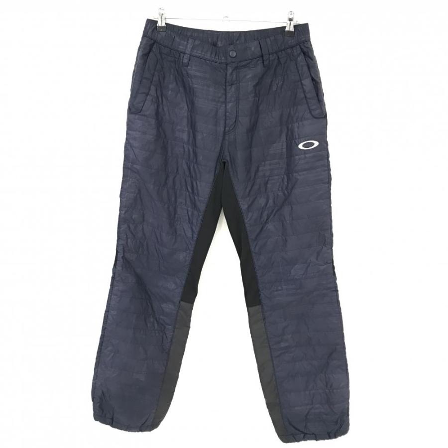 y2k OAKLEY 中綿ナイロンパンツ ドローコード スカル テック系 00s OAKLEY wide nylon pants y2k テック系 人気 - メルカリ