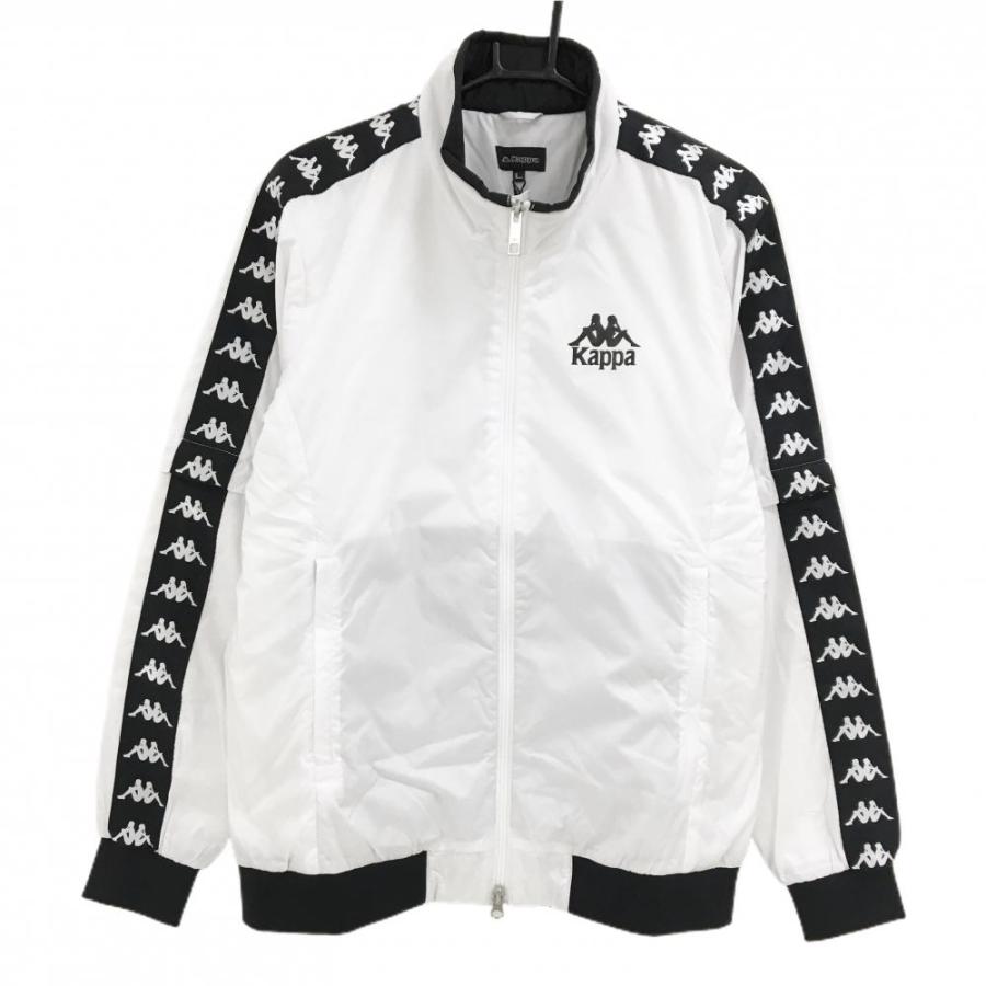 Kappa（カッパ） 【新品】カッパ 2WAY中綿ジャケット 白×黒 発熱 保温