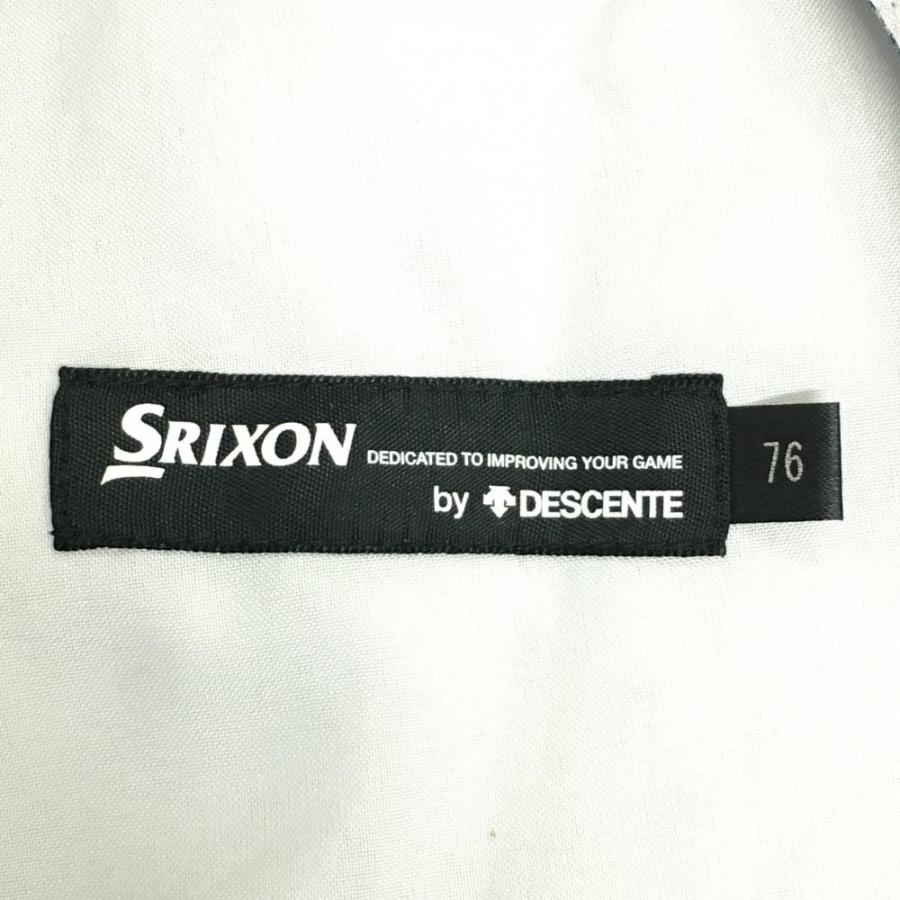 SRIXON スリクソンバイデサント パンツ ネイビー系×白 細チェック