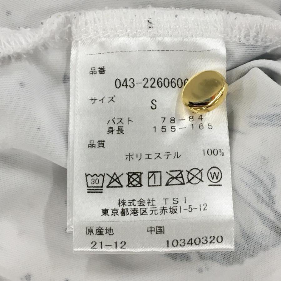 St ANDREWS セントアンドリュース 半袖ポロシャツ 白×ネイビー 花柄