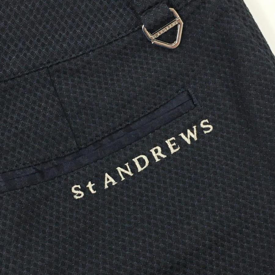St ANDREWS 【超美品】セントアンドリュース パンツ ネイビー 織生地