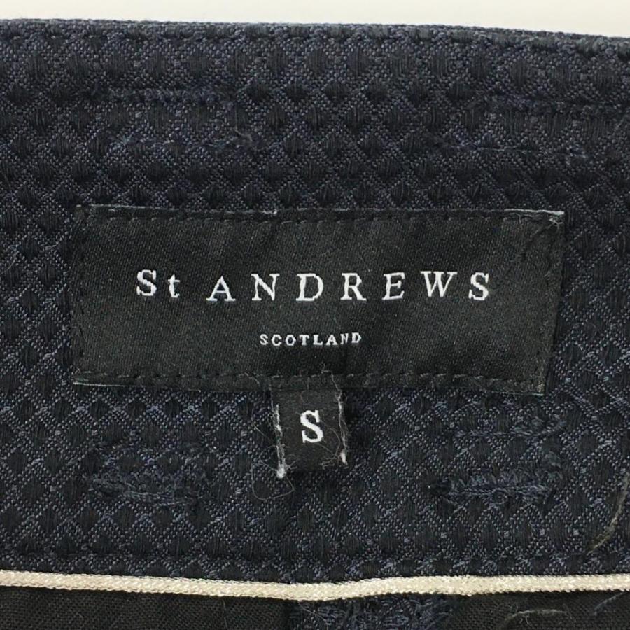 St ANDREWS 【超美品】セントアンドリュース パンツ ネイビー 織生地