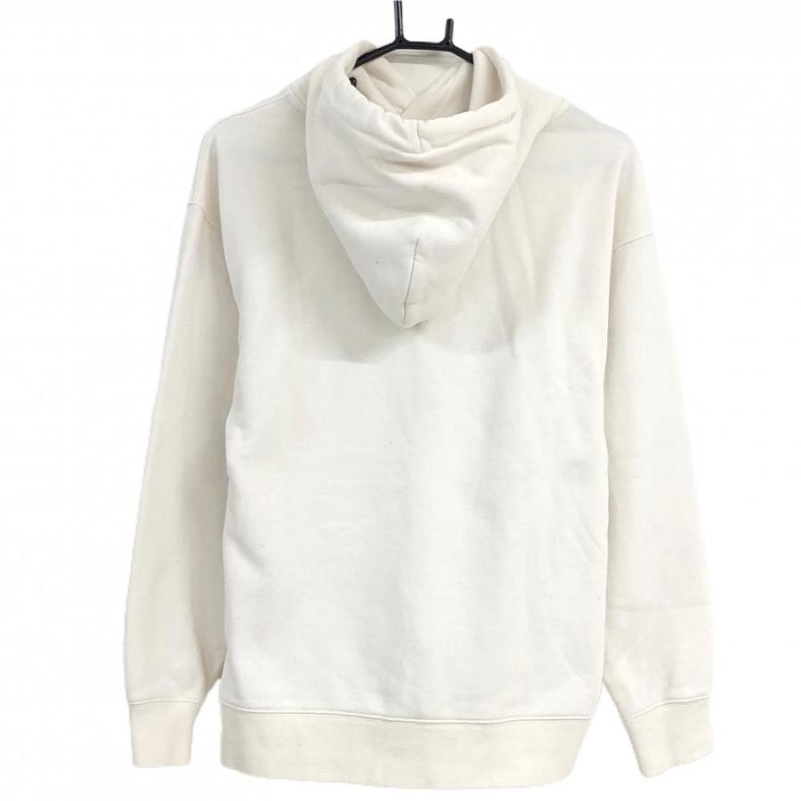 Munsingwear（マンシングウェア） パーカー 白×ネイビー ビッグロゴ