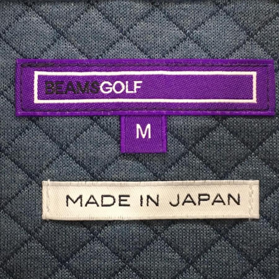 BEAMS GOLF（ビームス ゴルフ） アウターベスト ネイビー×ライトブルー