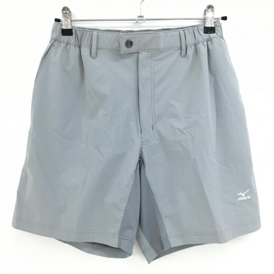 MIZUNO ゴルフウェア　ハーフパンツ MIZUNO（ミズノ） 【超美品】ミズノ ハーフパンツ グレー 裾ロゴ