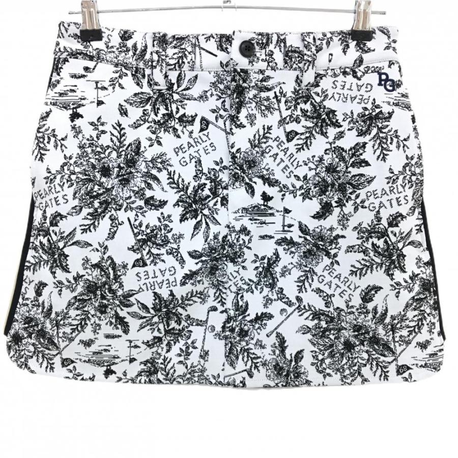 新品PEARLY GATES スカート 花柄 ギンガムチェック サイズ1