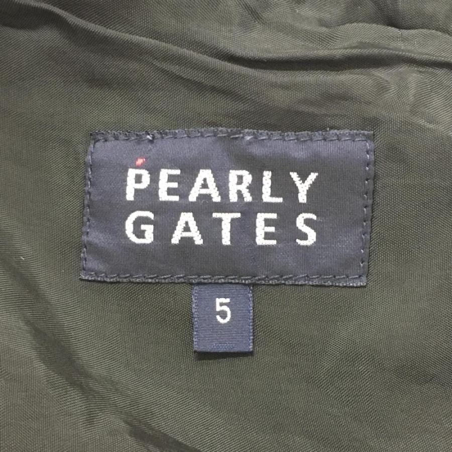 PEARLY GATES（パーリーゲイツ） パンツ ネイビー 総柄 凹凸生地 所々