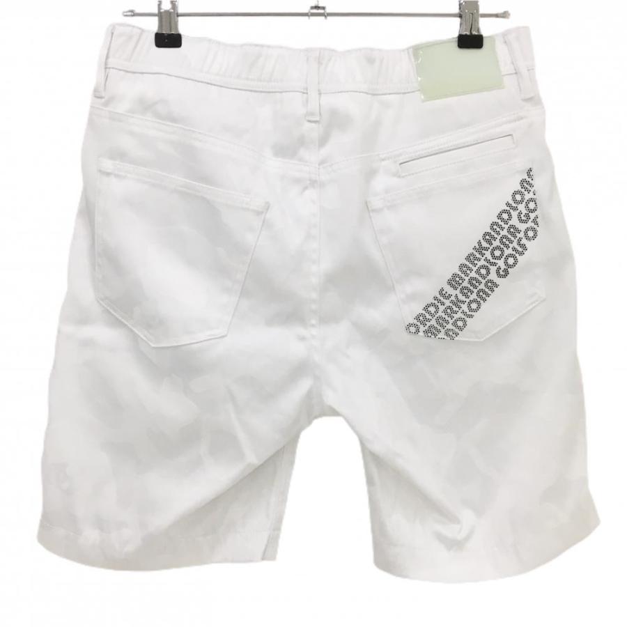 ☆MARK & LONA☆ スカルカモフラショーツ ホワイト 48 美品 MARK&LONA 【美品】マークアンドロナ ハーフパンツ 白 カモフラ