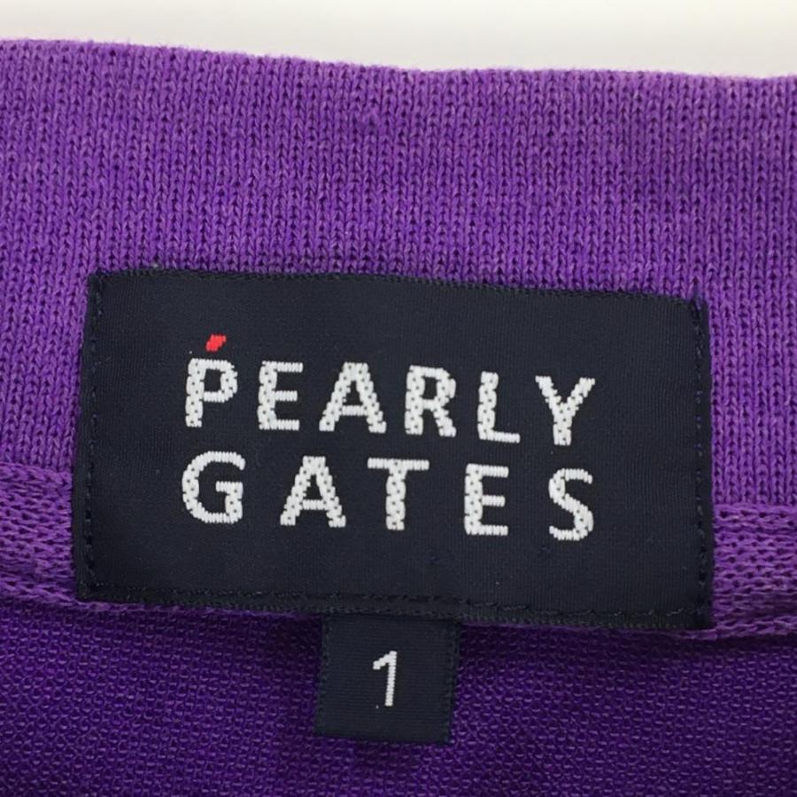PEARLY GATES（パーリーゲイツ） 半袖ポロシャツ パープル フライング