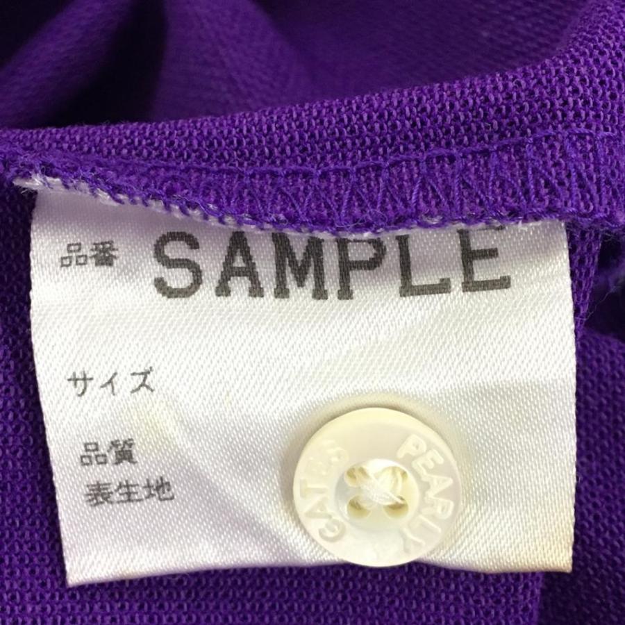 PEARLY GATES（パーリーゲイツ） 半袖ポロシャツ パープル フライング