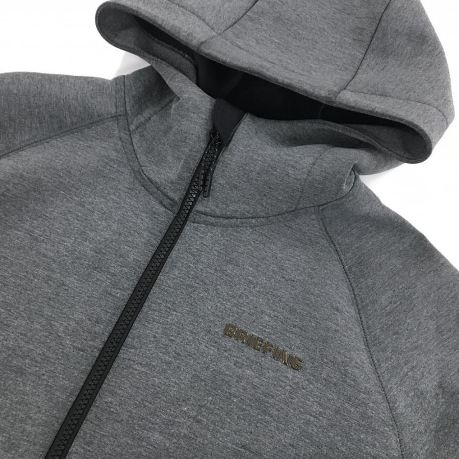 BRIEFING GOLF ジャケット グレー BRIEFING GOLF 【超美品】ブリーフィング ジップパーカー グレー 裏
