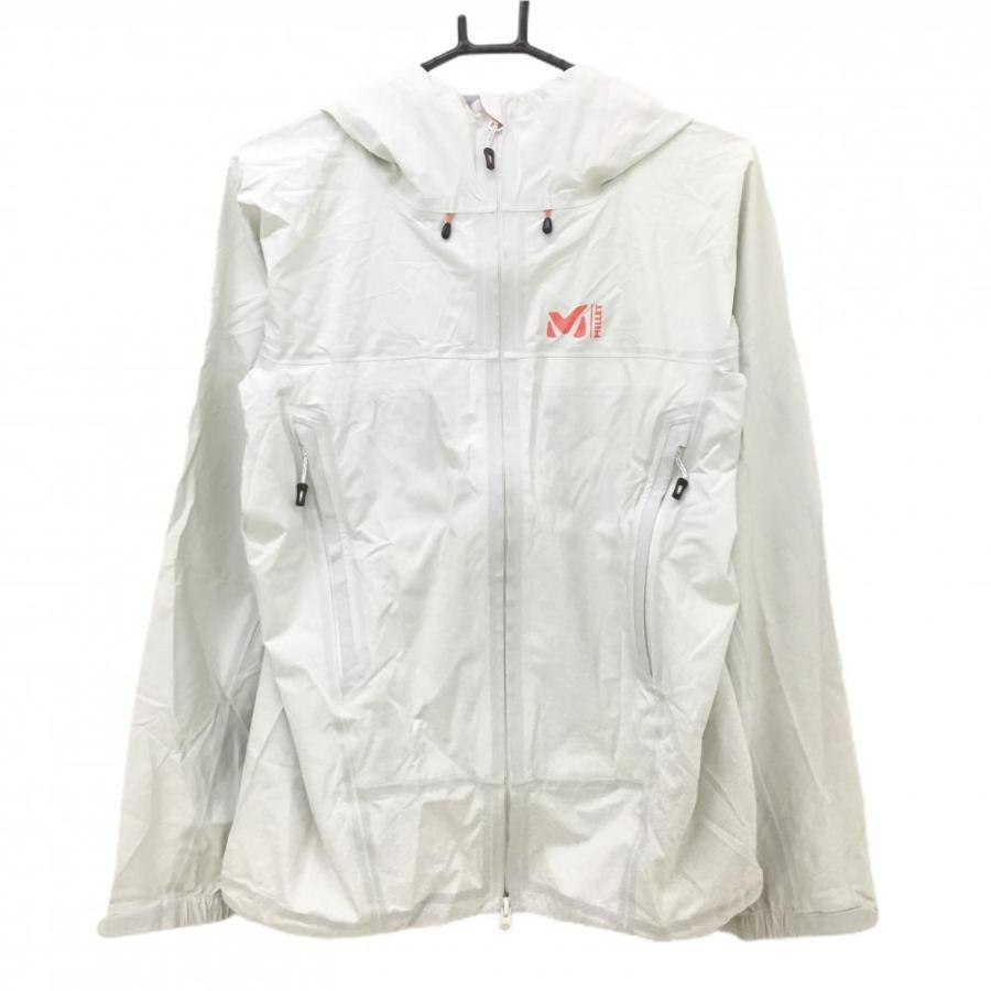 MILLET（ミレー） 【超美品】ミレー レインジャケット 白×オレンジ 
