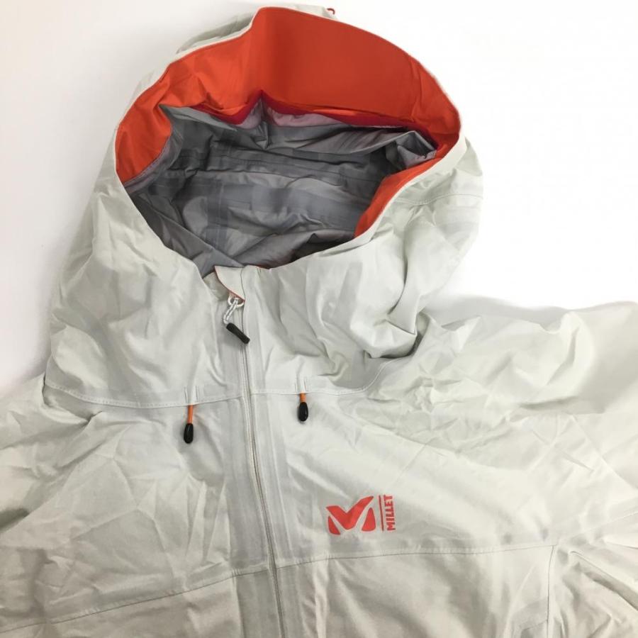 MILLET（ミレー） 【超美品】ミレー レインジャケット 白×オレンジ 