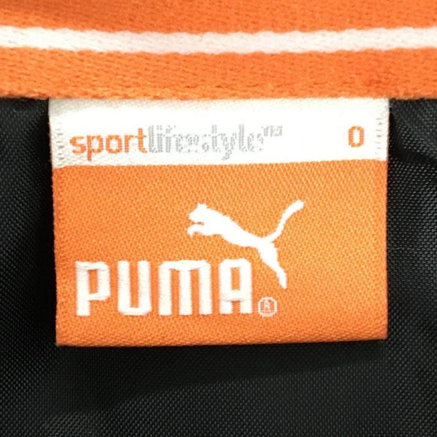 PUMA（プーマ） 【超美品】プーマ ボアジャケット 黒 ロゴレッド 