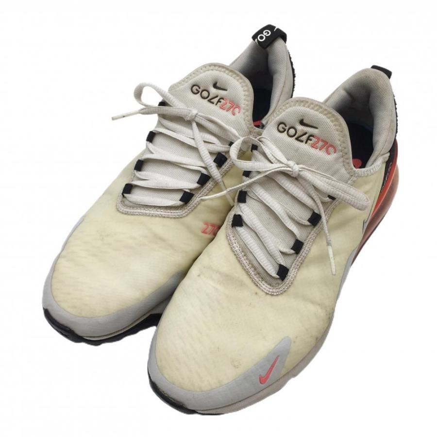 NIKE（ナイキ） ゴルフシューズ アイボリー×レッド CK6483-103 AIR MAX