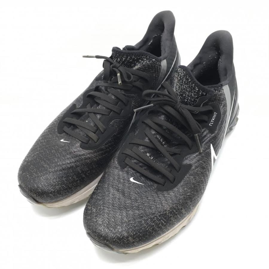 美品 ナイキ ゴルフスパイク エアズームインフィニティ 27.5 BOA 黒 NIKE ナイキ ゴルフシューズ 黒×白 CT0541-001 エアズーム