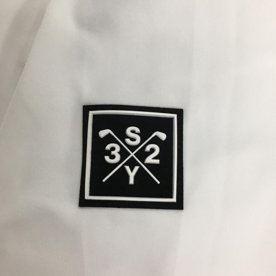 新品未使用　SY32 長袖　ハイネック　XL SY32 by SWEET YEARS 【新品】SY32 長袖ハイネックシャツ 白×黒