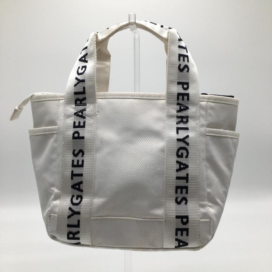 PEARLY GATES（パーリーゲイツ） カートバッグ 白×ダークネイビー ニコ