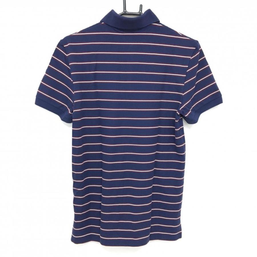 POLO GOLF 【新品】ポロゴルフ 半袖ポロシャツ ネイビー×ボルドー