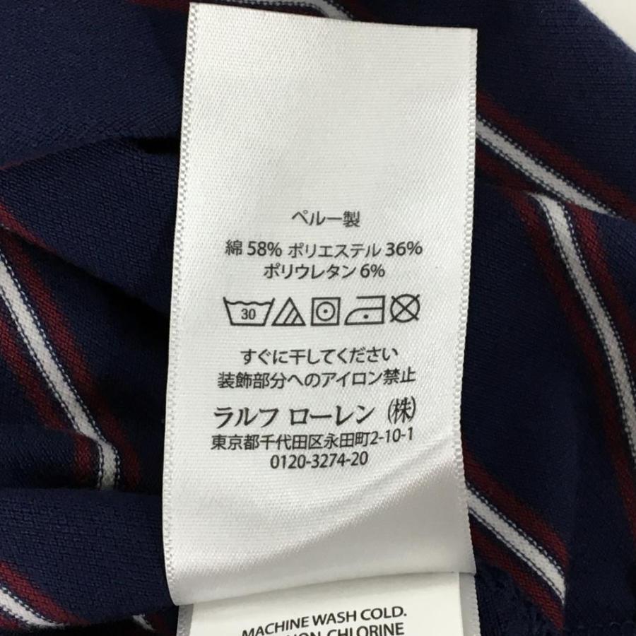 POLO GOLF 【新品】ポロゴルフ 半袖ポロシャツ ネイビー×ボルドー