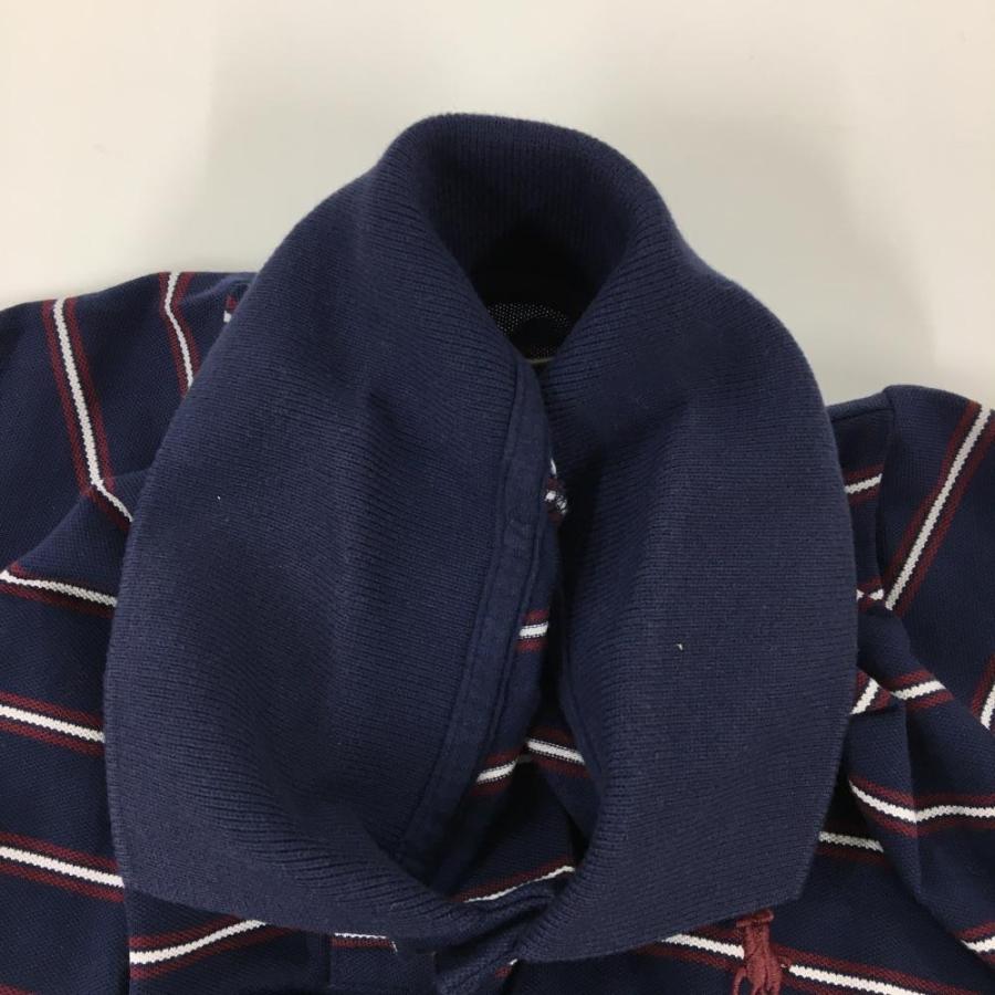 POLO GOLF 【新品】ポロゴルフ 半袖ポロシャツ ネイビー×ボルドー