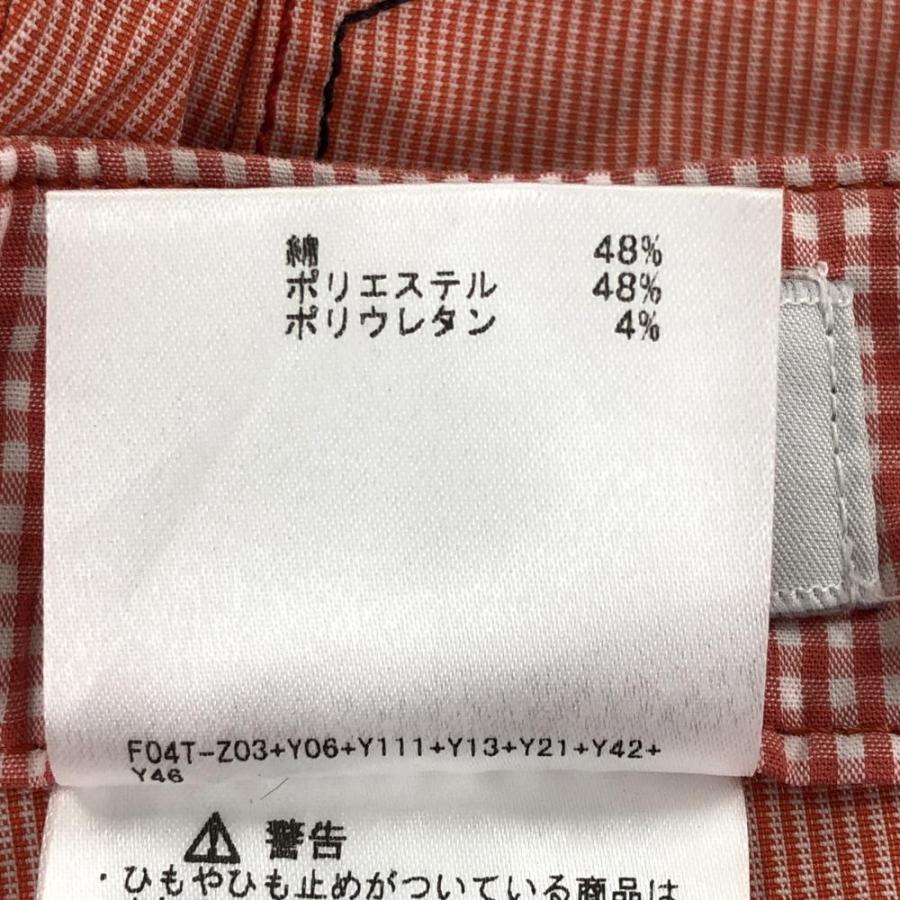 Munsingwear（マンシングウェア） パンツ オレンジ×白 細ストライプ