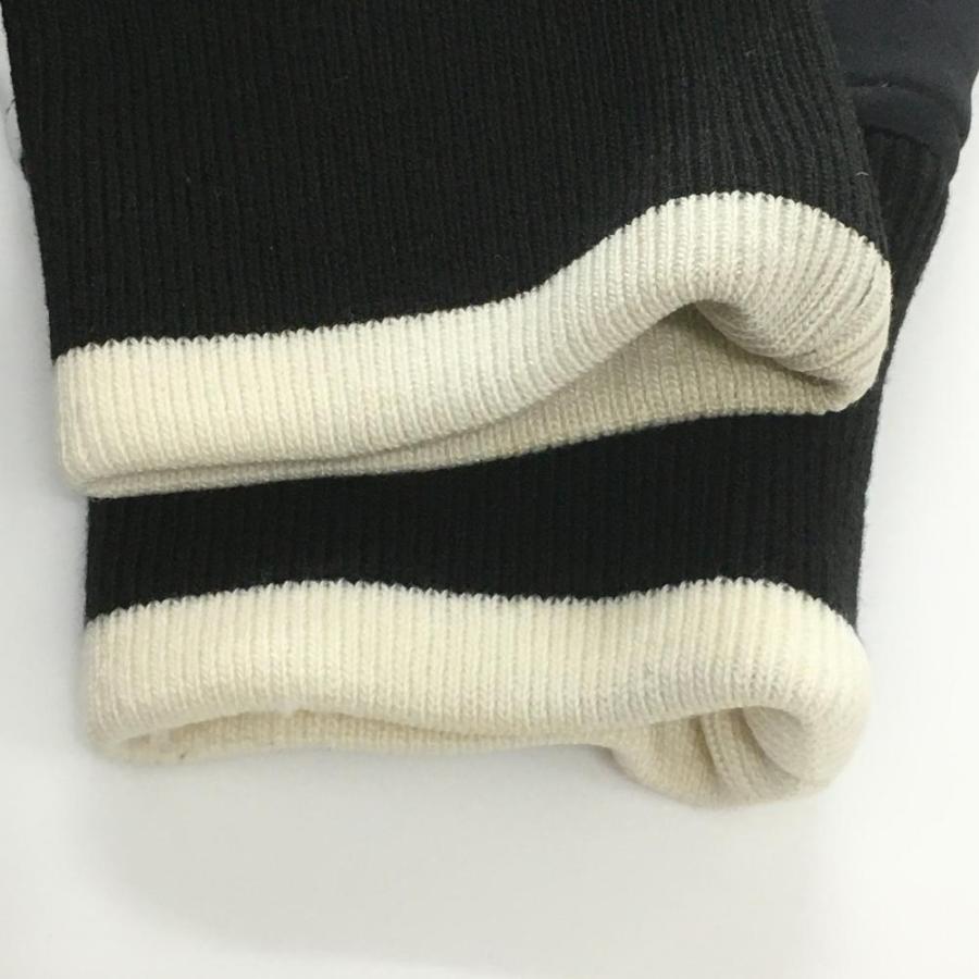 Kappa（カッパ） ジャケットブルゾン 白×黒 裏起毛 一部ニット メンズ