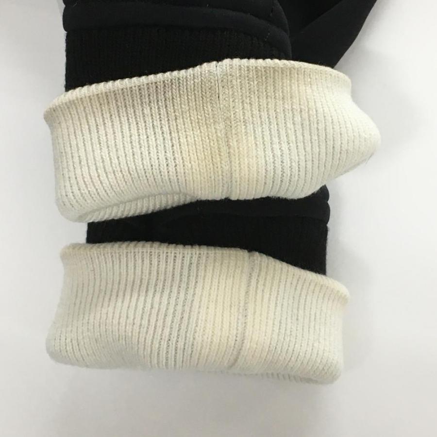 Kappa（カッパ） ジャケットブルゾン 白×黒 裏起毛 一部ニット メンズ