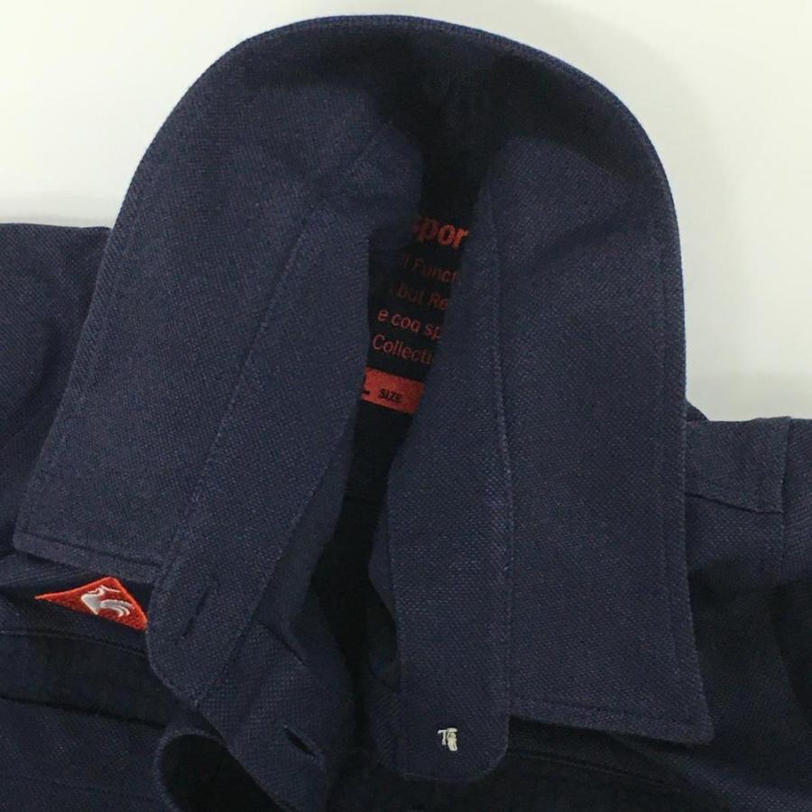 le coq sportif ゴルフ ワンピース M ネイビー le coq sportif golf チェック襟ワンピース -デサントストア