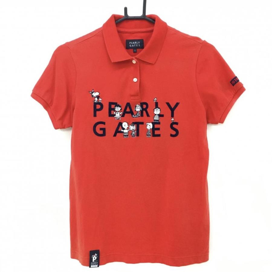 PEARLY GATES 【美品】パーリーゲイツ×PEANUTS 半袖ポロシャツ