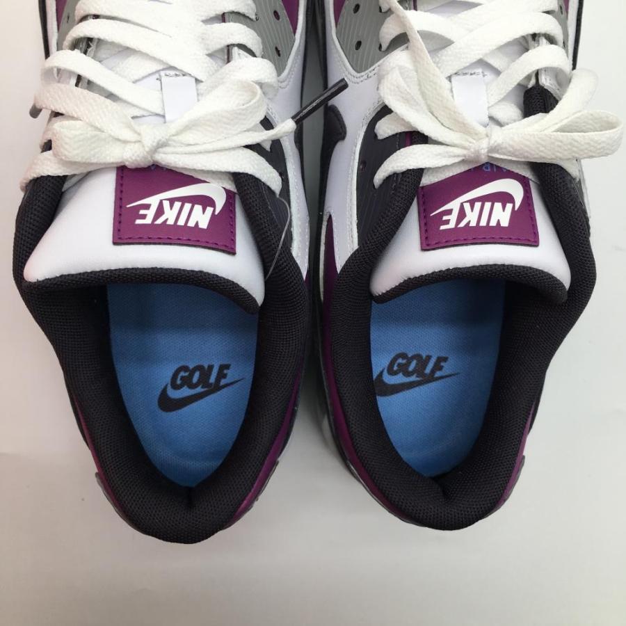 NIKE（ナイキ） 【新品】ナイキ ゴルフシューズ 白×パープル エア