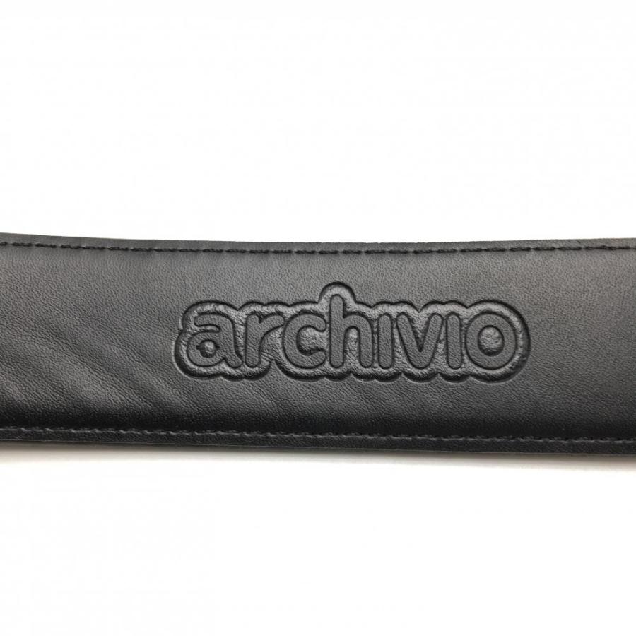 アルチビオ ベルト archivio（アルチビオ） 【美品】アルチビオ ベルト 黒 ドット型押し
