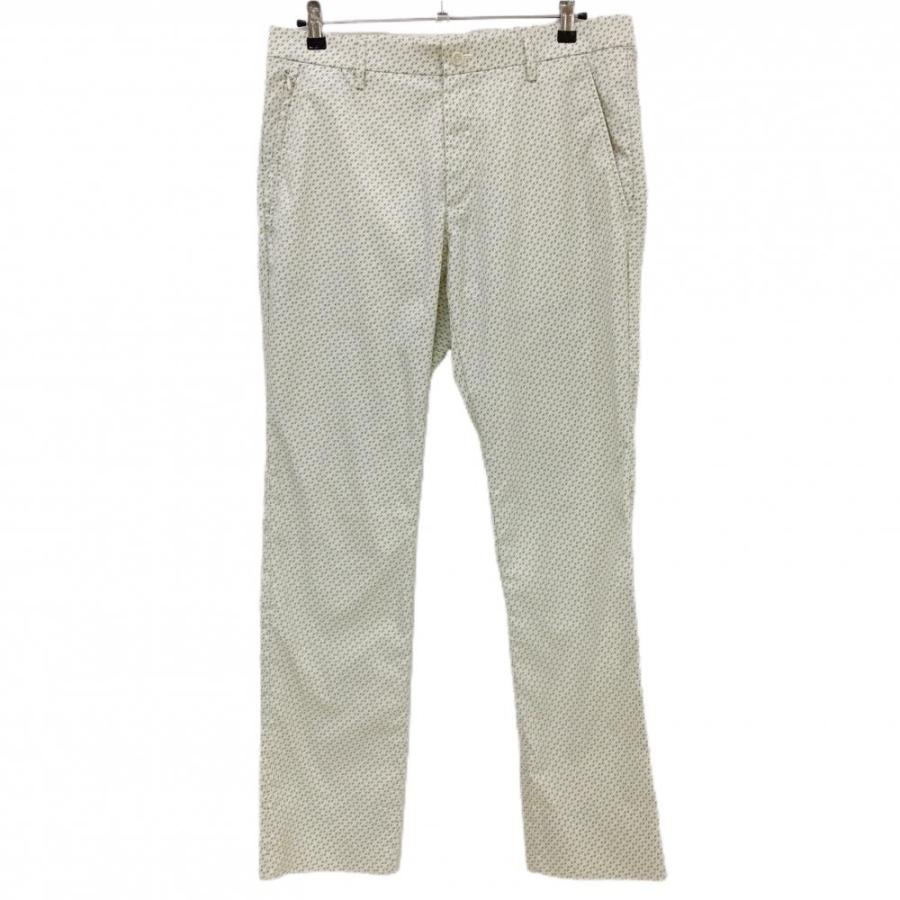 ZOY（ゾーイ） 【超美品】ゾーイ パンツ 白×グレー 総柄 ヒップ