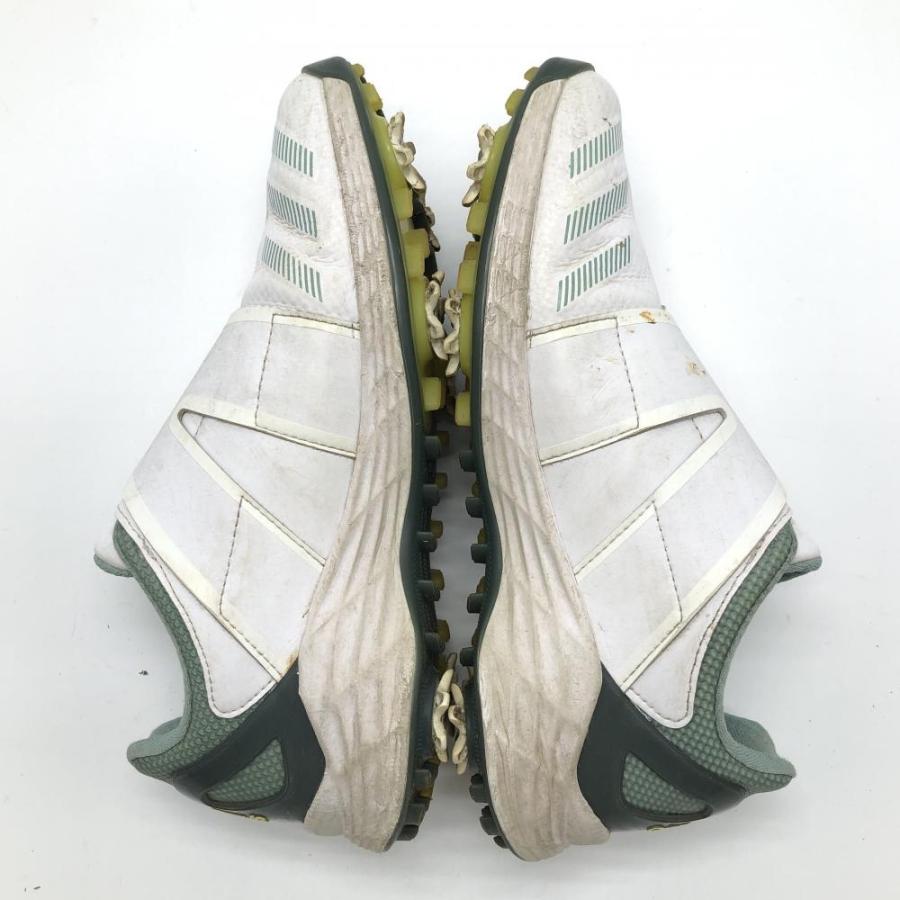  - 【新品未使用】　 レディース　ゴルフシューズFW5634 Boa adidas（アディダス） ゴルフシューズ 白×イエロー FW5634 BOA ソフト
