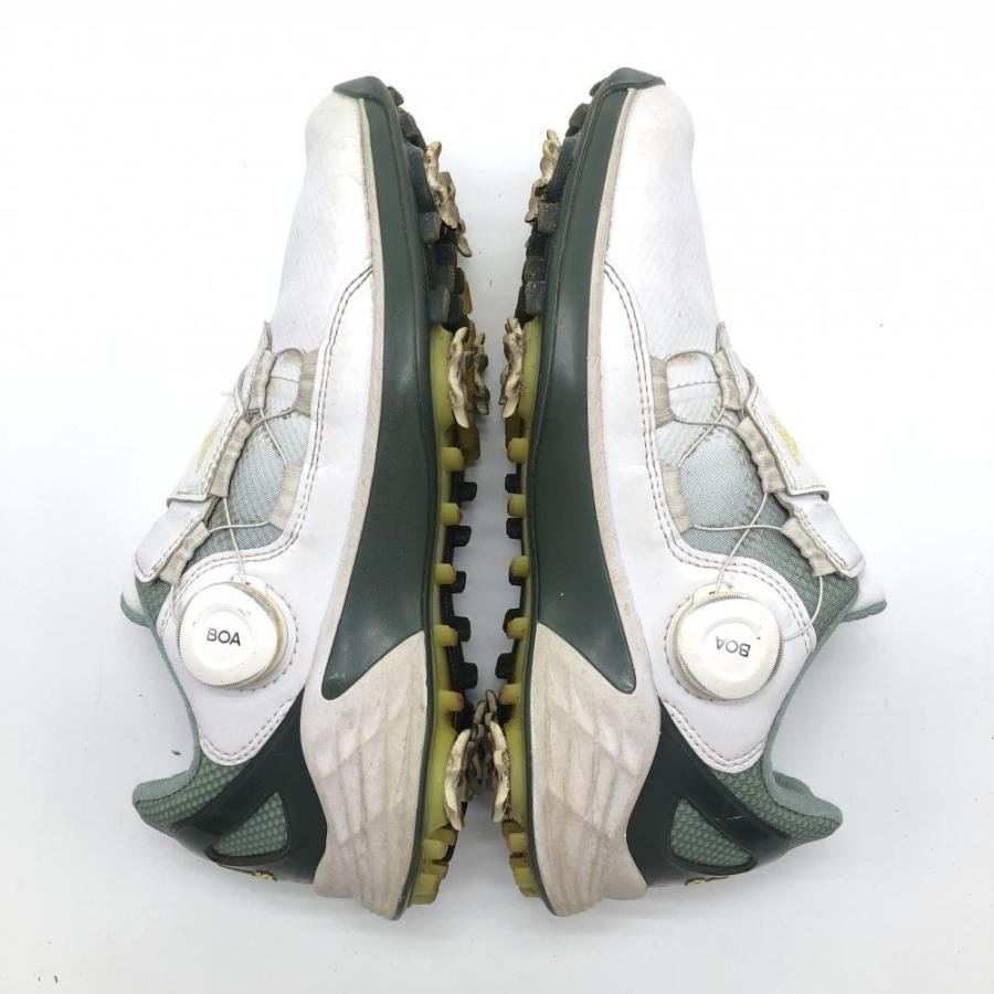 adidas（アディダス） ゴルフシューズ 白×イエロー FW5634 BOA ソフト