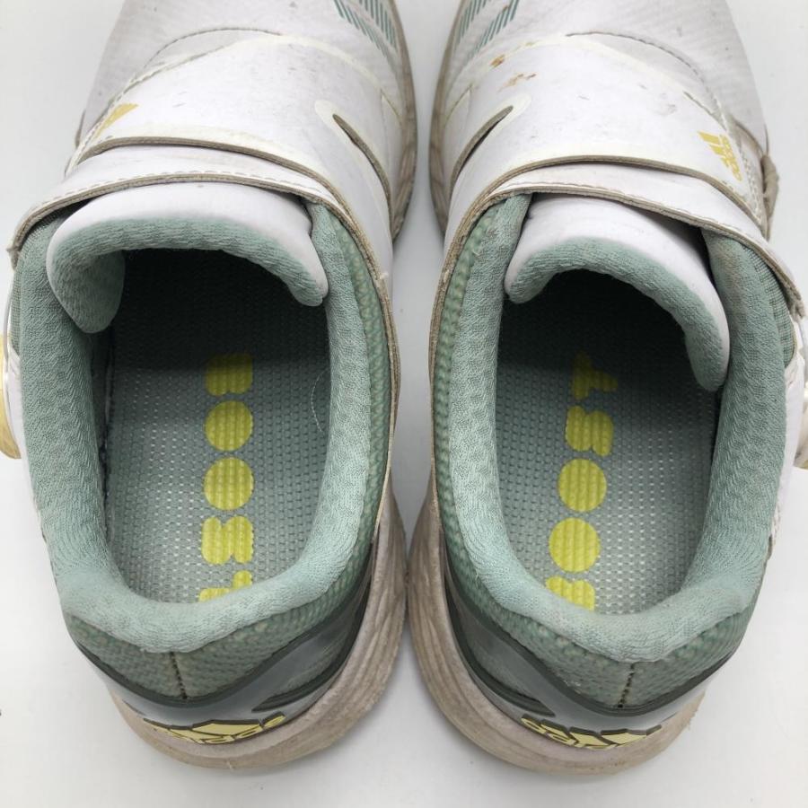 adidas（アディダス） ゴルフシューズ 白×イエロー FW5634 BOA ソフト