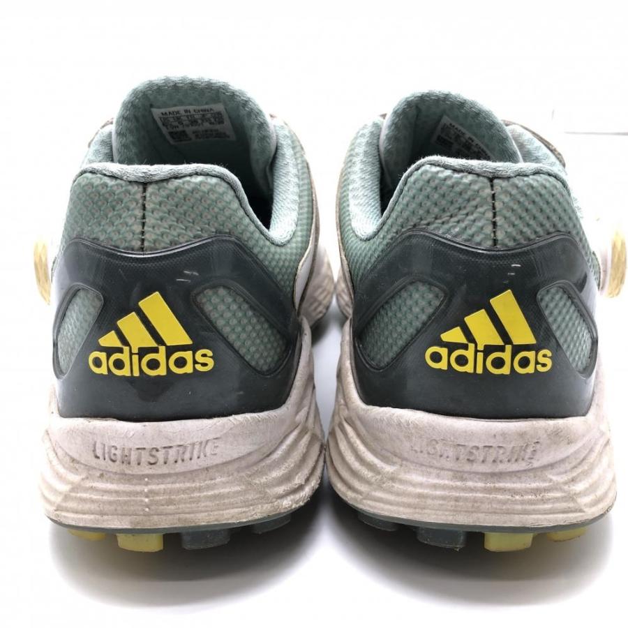adidas（アディダス） ゴルフシューズ 白×イエロー FW5634 BOA ソフト