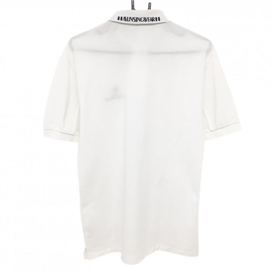 【新品】マンシングウェアMunsingwear白色半袖ポロシャツメンズ Munsingwear（マンシングウェア） 【美品】マンシングウェア 半袖