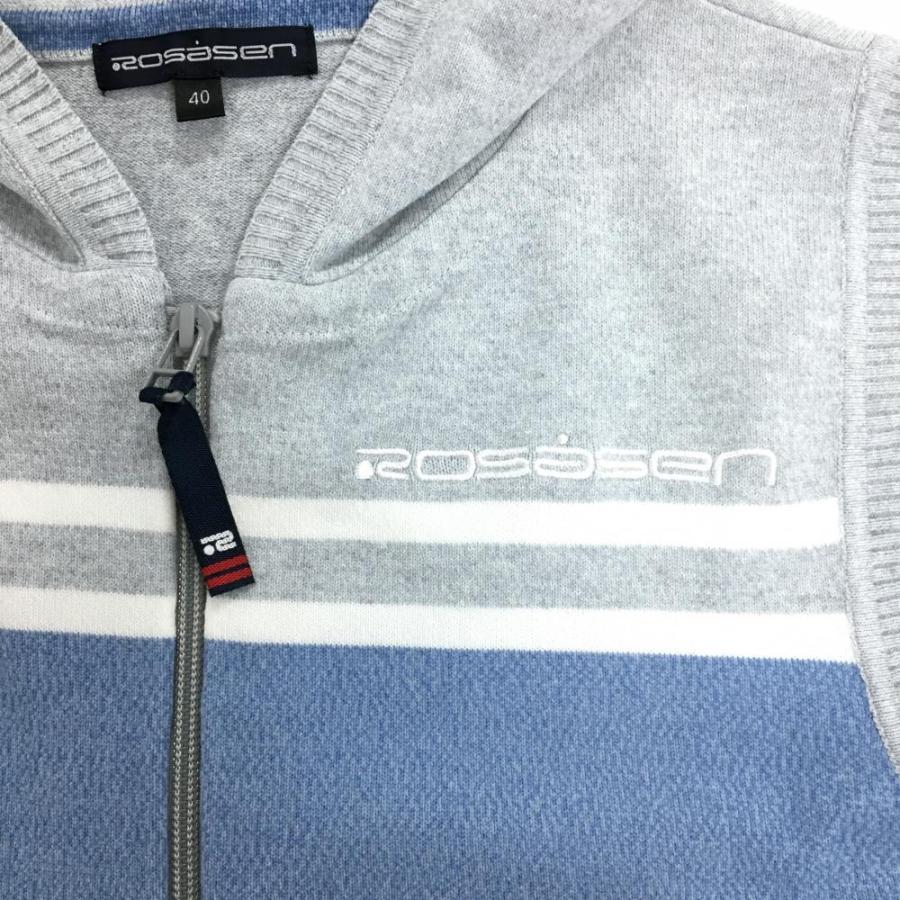 Rosasen（ロサーセン） 【超美品】ロサーセン フード付きニットベスト